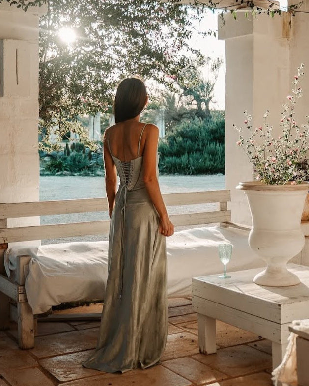 Mallorca Dress | Pistachio
