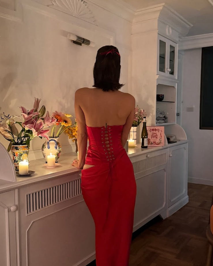 Clara Dress | Red (XS)