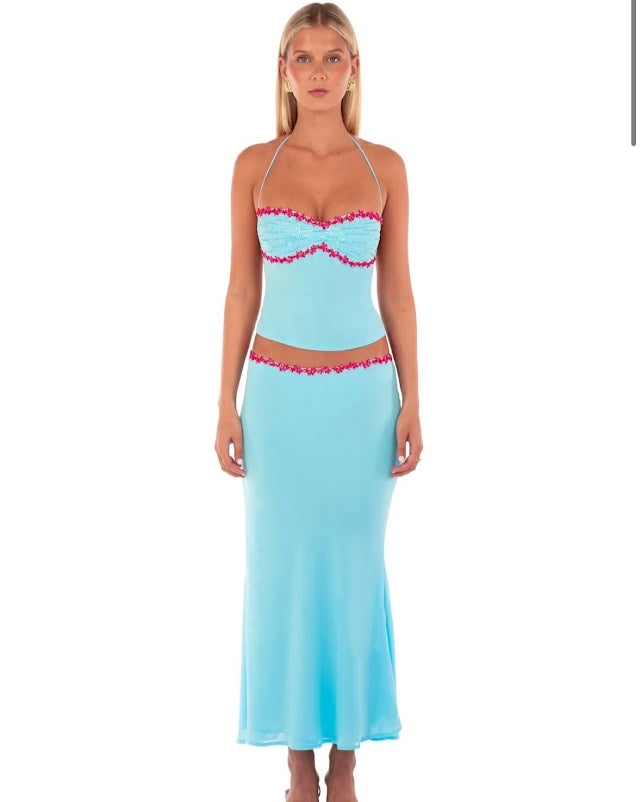 Jemima Maxi Set | Sapphire