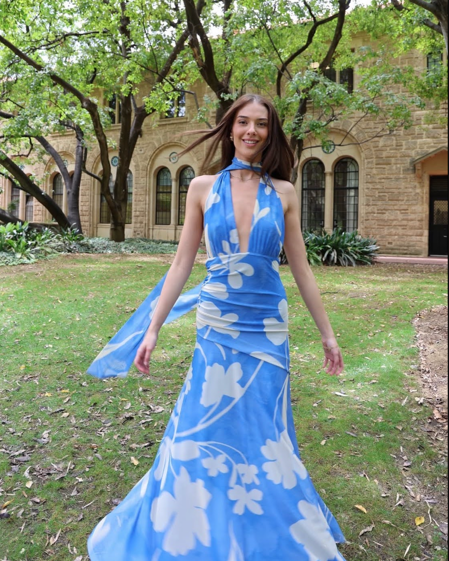 For Sale: By Nicole FIesta Halter Dress