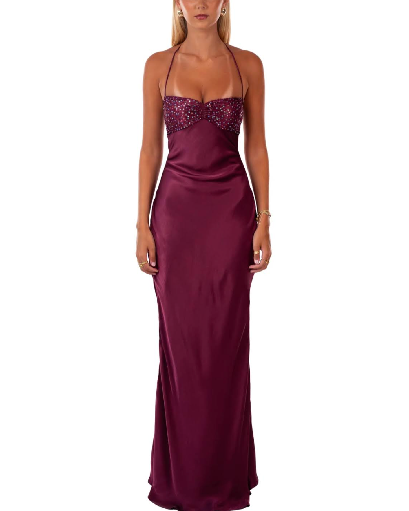 Jade Dress | Berry (S)