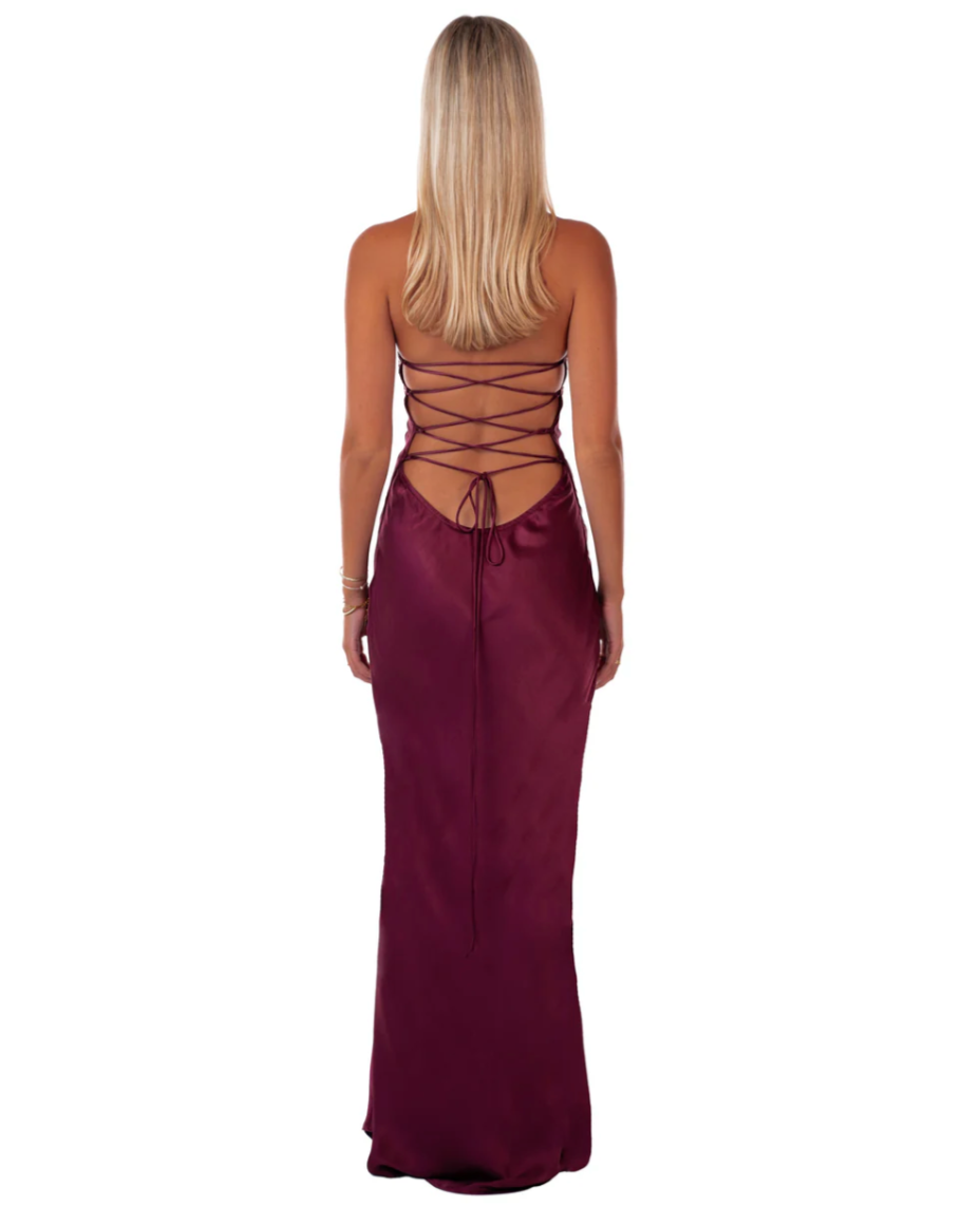 Jade Dress | Berry (S)