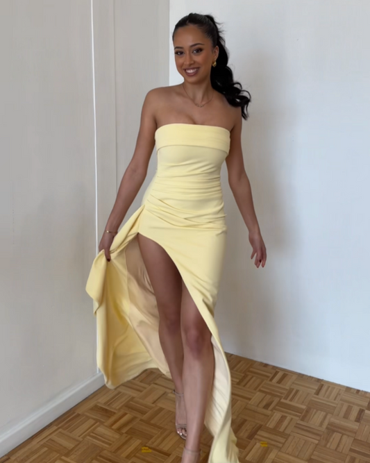 Zafira Dress | Lemon