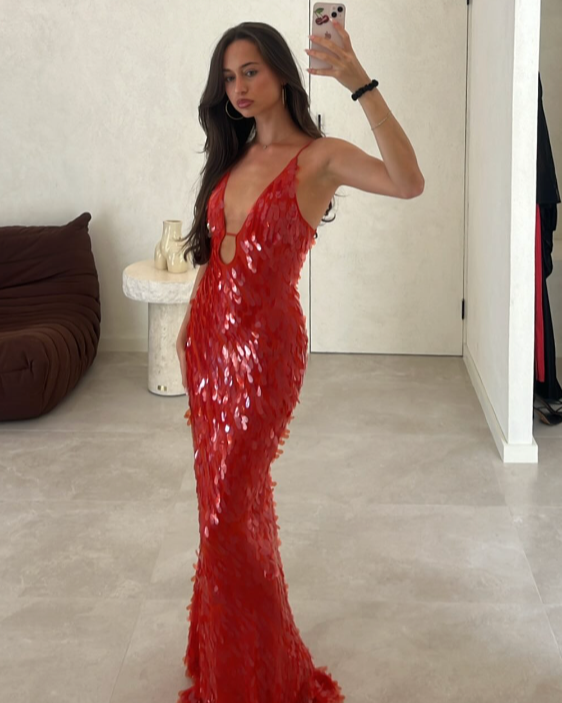 Sapphire Sequin Dress