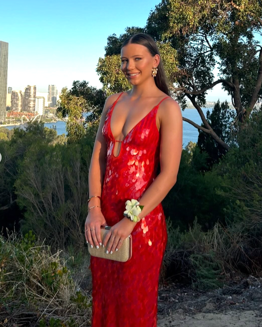 Sapphire Sequin Dress