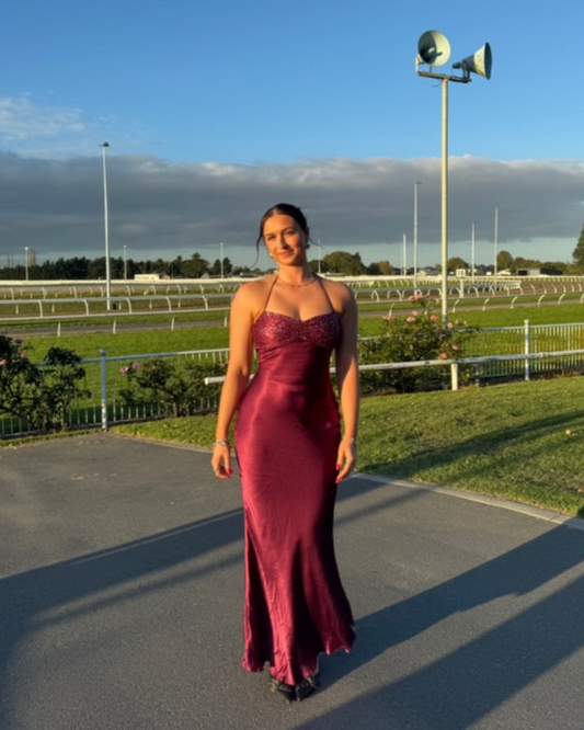 Jade Dress | Berry (S)