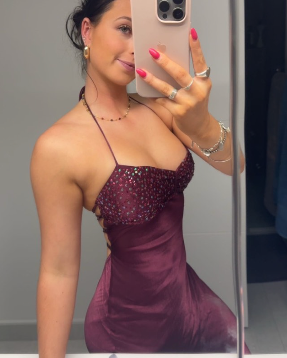 Jade Dress | Berry (S)