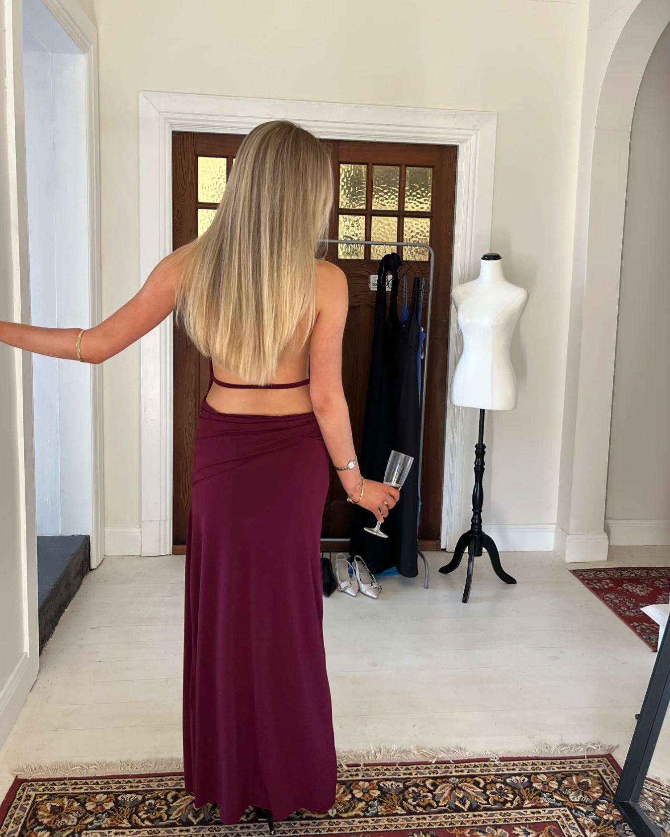 Nadia Dress | Burgundy