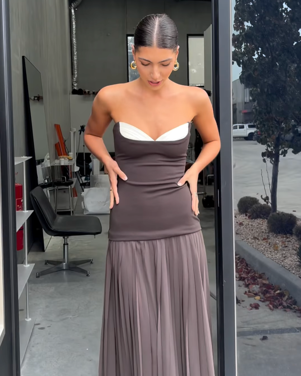 Nicolette Gown | Espresso