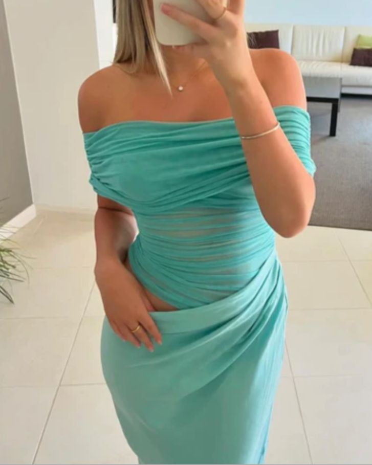 Nico Dress | Aqua