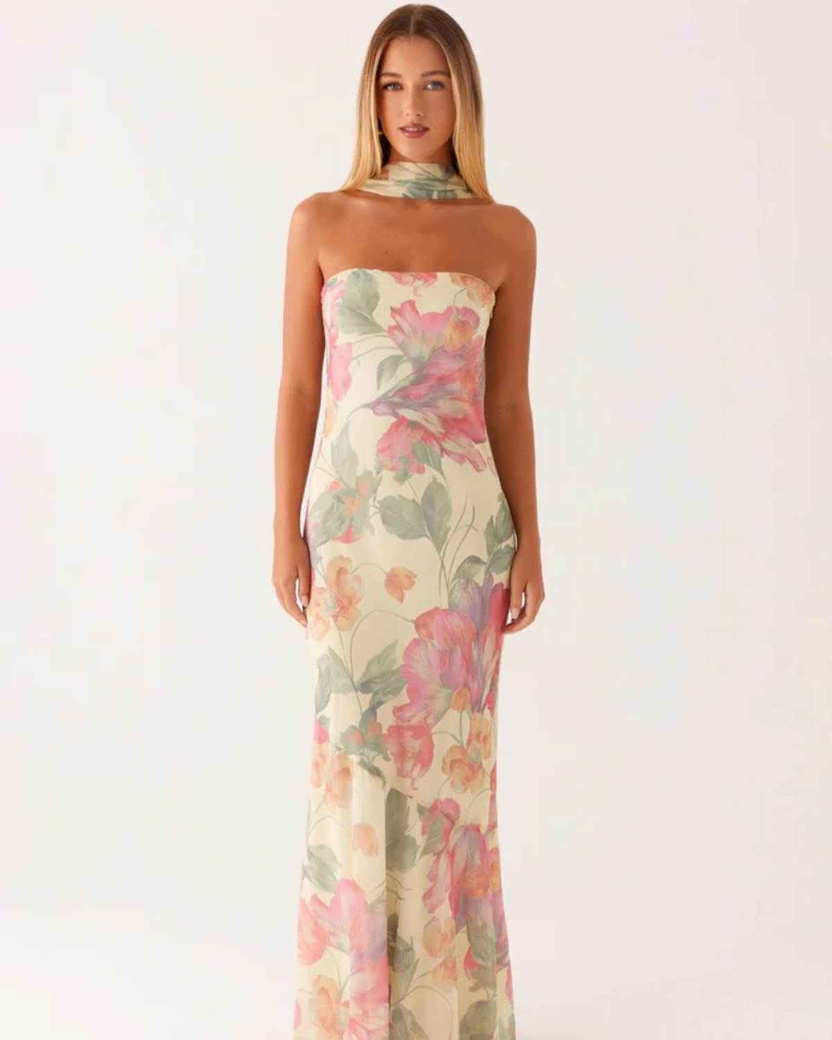 Under The Pagoda Dress | Yellow Peony