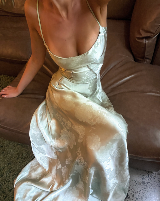 Mallorca Dress | Pistachio