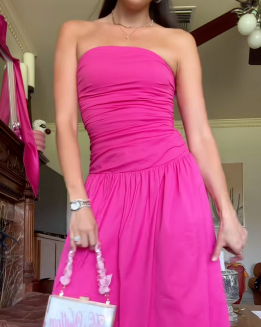 Carmel Dress | Fuchsia
