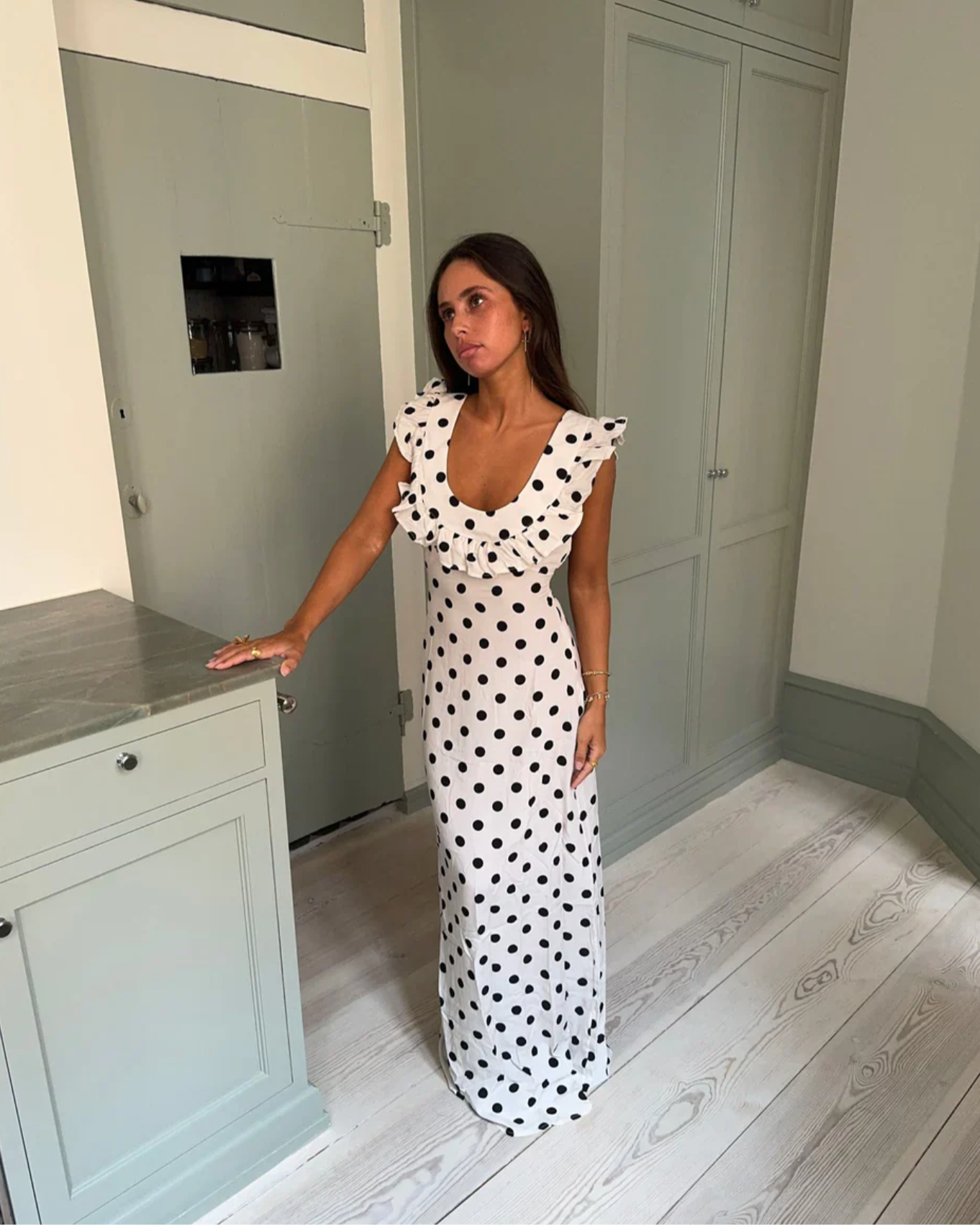 Luna Dress | Black & White