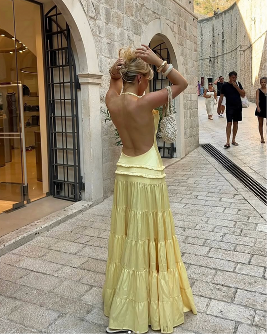 Athena Dress | Yellow