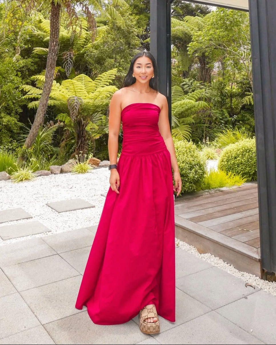 peppermayo carmel maxi dress  Size: AU/6 - Hire Price: $45 it creates a figure Rush Dress | Carmel Maxi