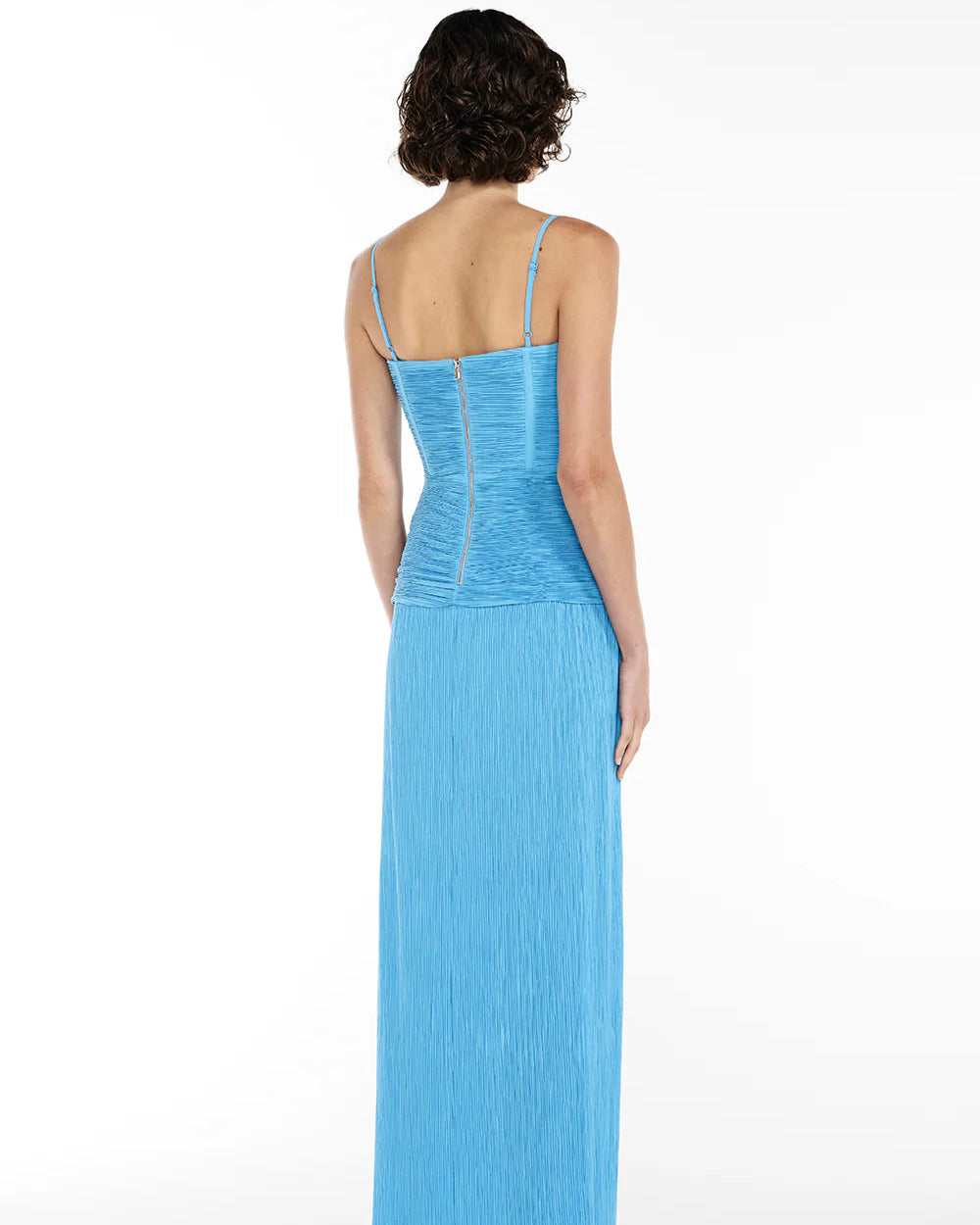 Double Time Pleat Dress Style Rotate NZ Double Time Pleat Dress Style Rotate NZ