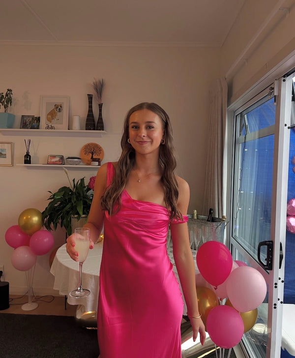 Style Rotate customer @madibasher wearing Monika Gown