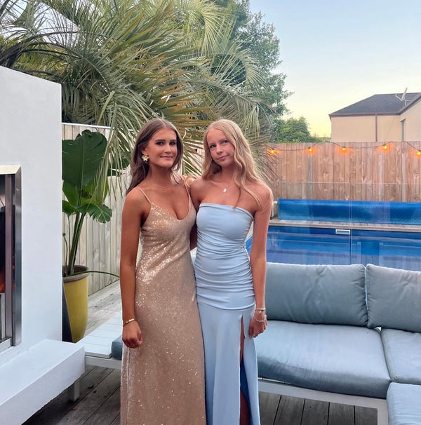 Style Rotate customer @zaraawallace wearing Light Angles Slip Dress