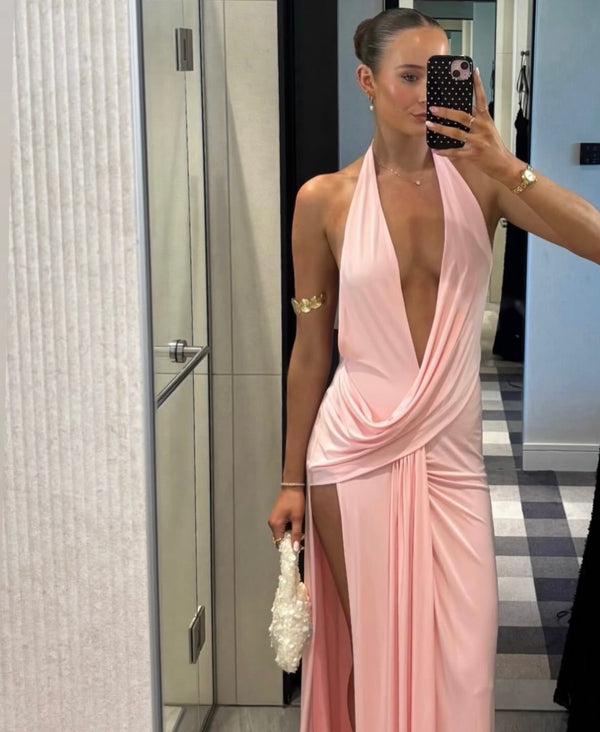Style Rotate customer @abbey_swain wearing Winona Gown | Blossom Pink