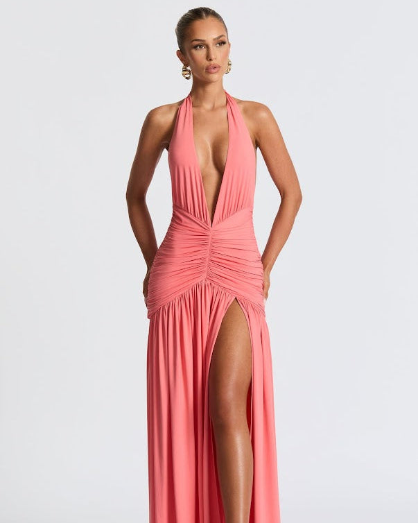 Melania Dress | Coral