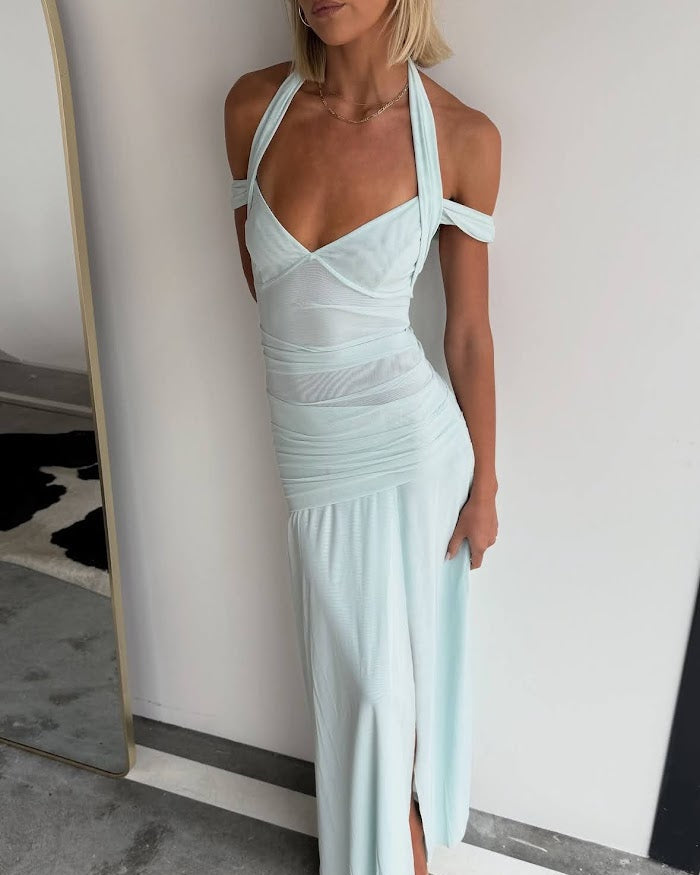 Winnie Halter Dress | Spearmint Style Rotate NZ Winnie Halter Dress | Spearmint Style Rotate NZ