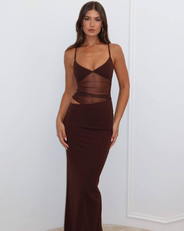 Call Me Up Dress | Chocolate