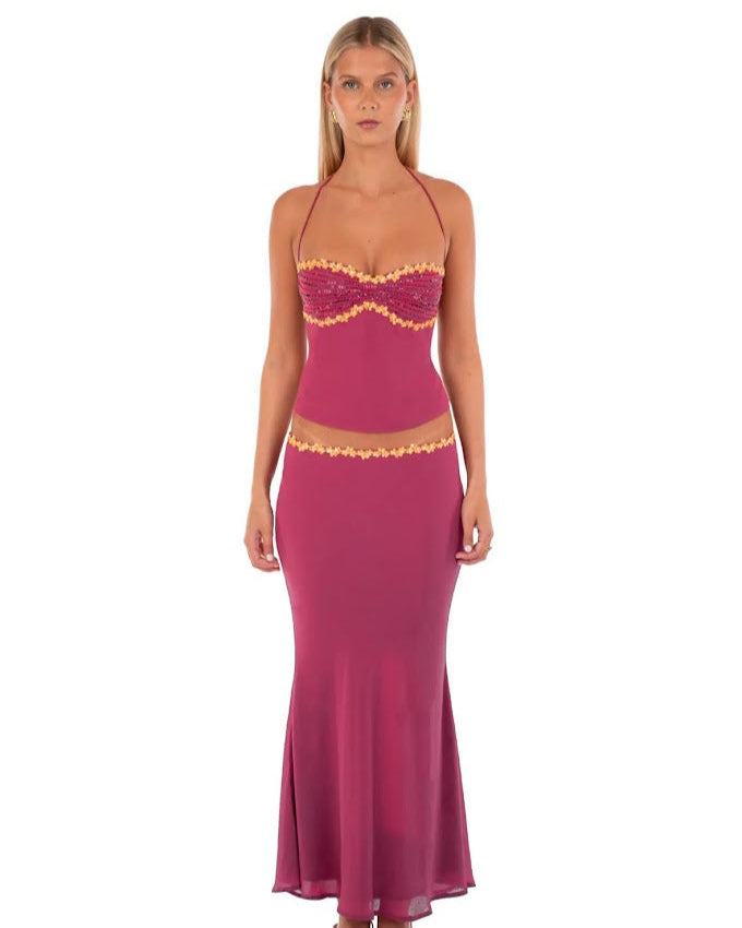 Jemima Maxi Set | Wine
