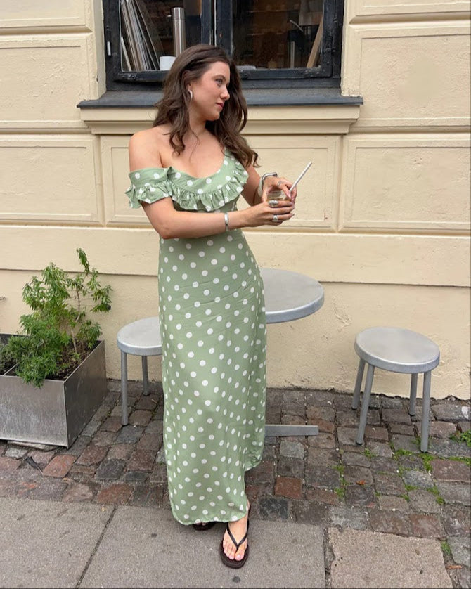 Luna Maxi Dress | Green