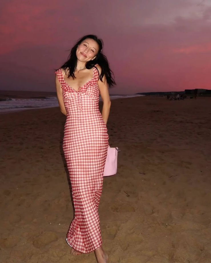 Heidi Dress | Rouge Gingham