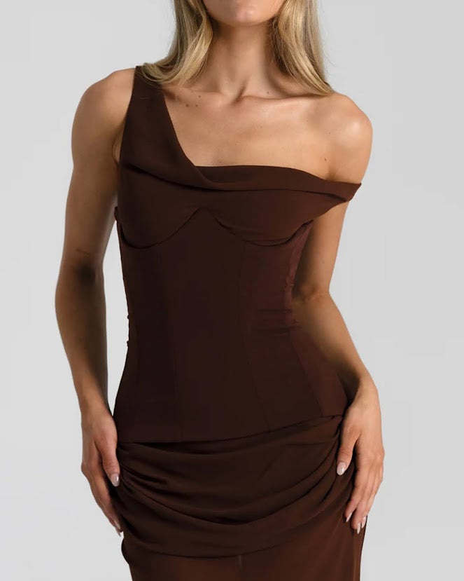 Cadence Gown | Espresso
