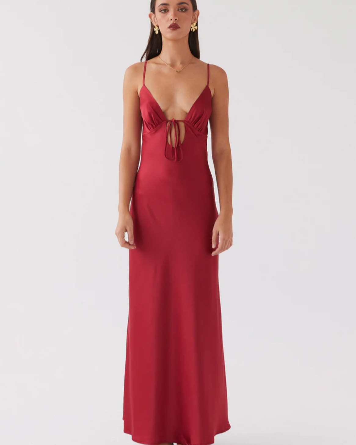 Flora Satin Dress