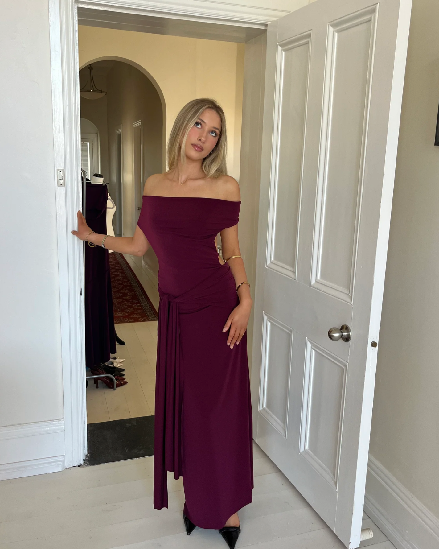 Nadia Dress | Burgundy
