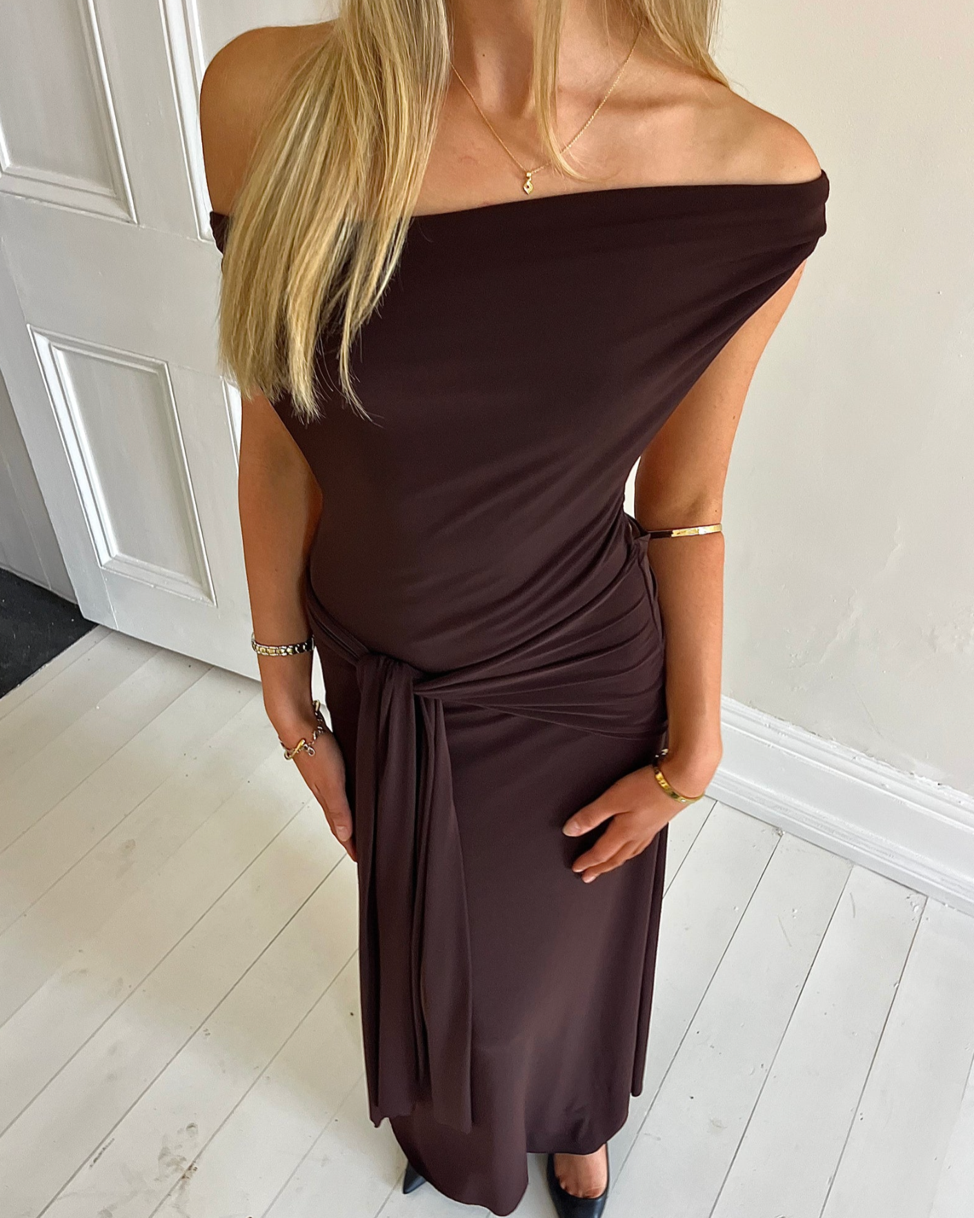 Nadia Dress | Brown