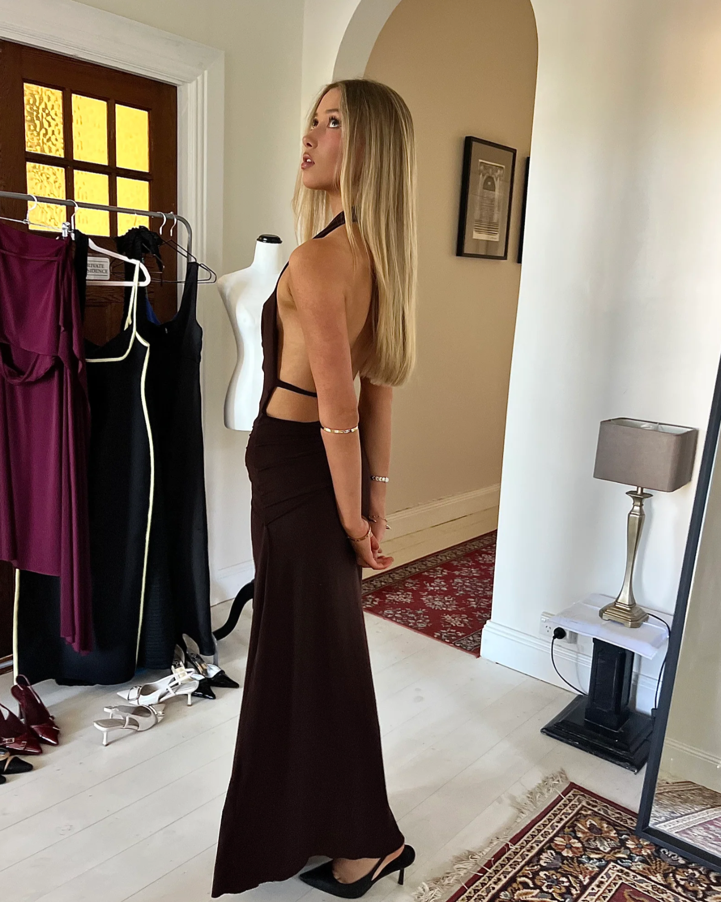 Nadia Dress | Brown