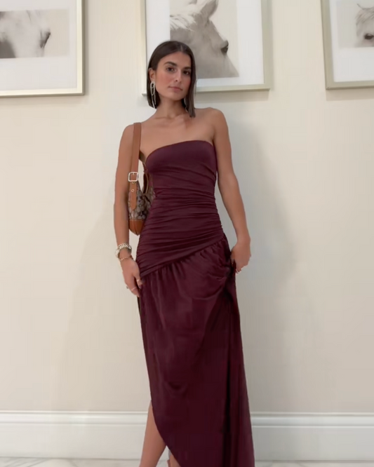 Bex Dress | Burgundy