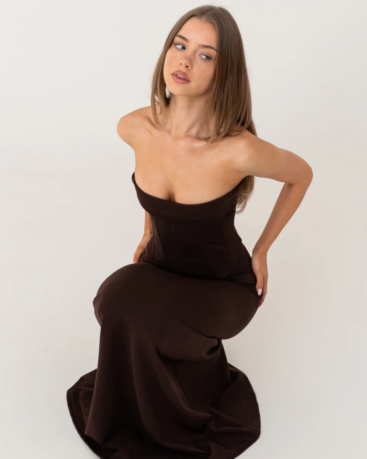 Louie Gown | Brown (S)