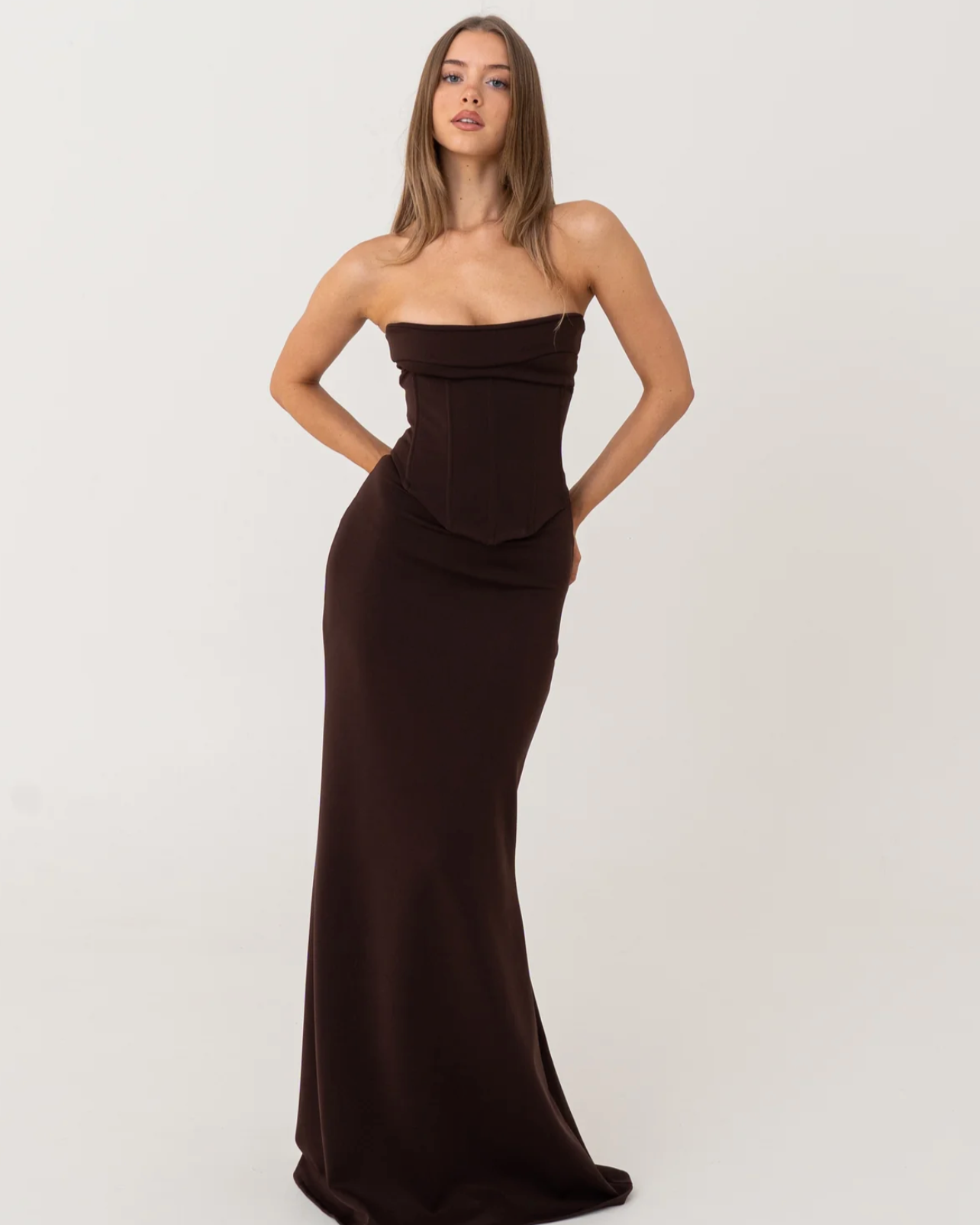 Louie Gown | Brown (S)