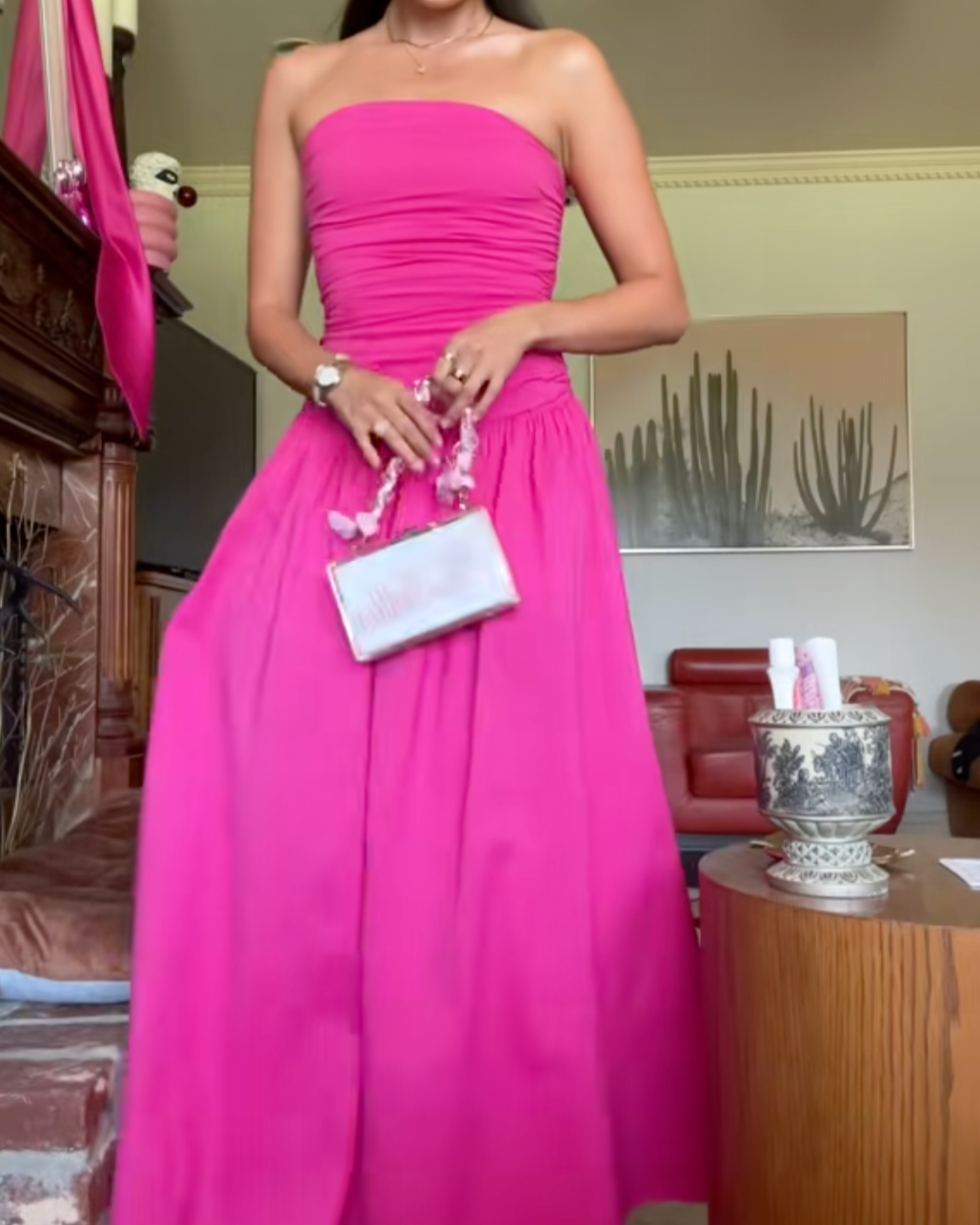 Carmel Dress | Fuchsia
