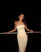 yellow clara maxi dress Kaelyn Bishop